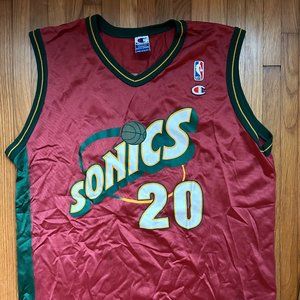 Seattle Supersonics Gary Payton Jersey